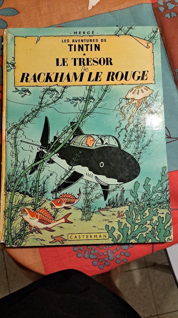 Tintin rackham rouge 1966, Livres, BD, Une BD, Enlèvement, Utilisé, Hergé.
