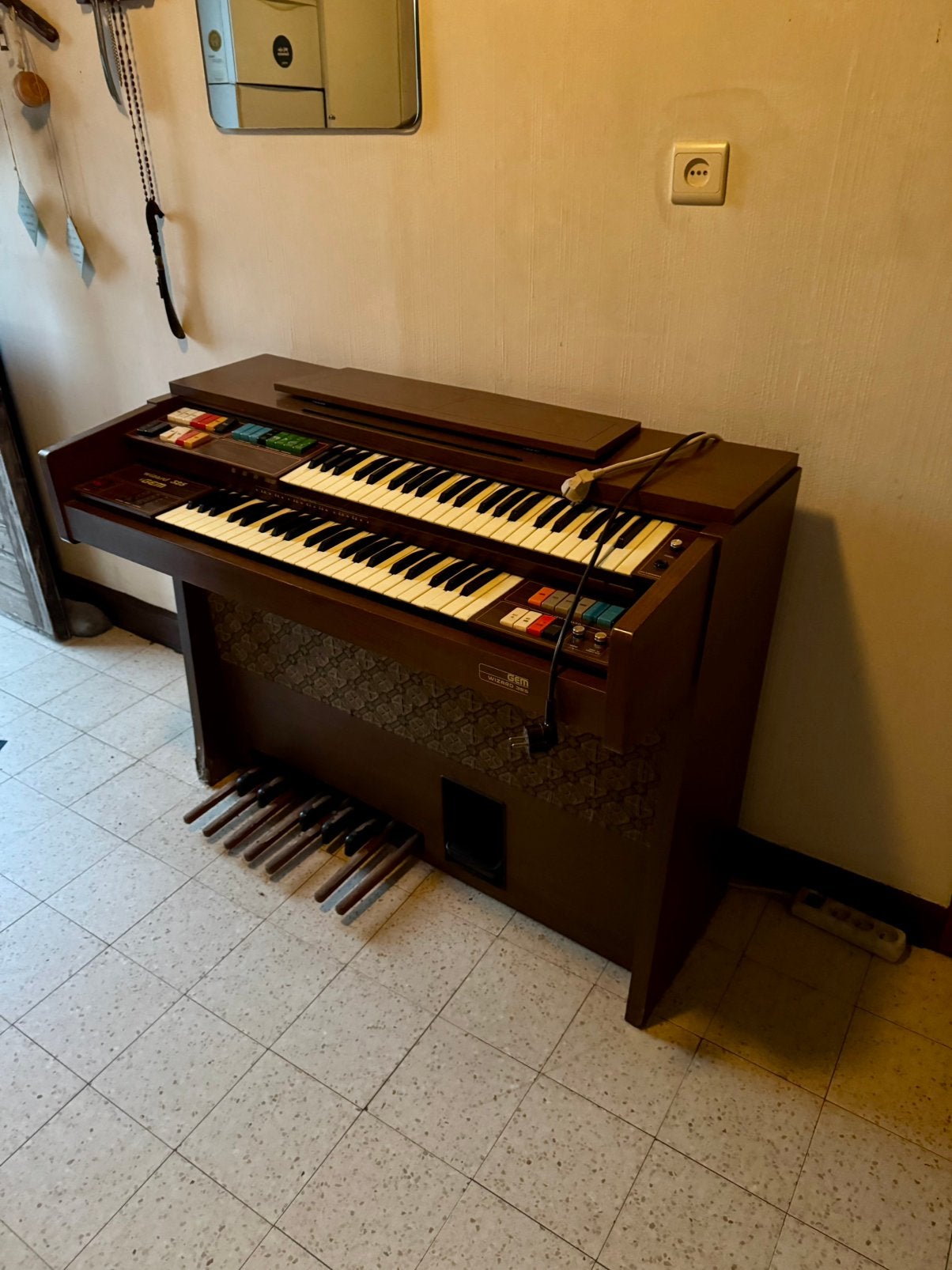 GEM Wizard 325 vintage elektronisch orgel, Muziek en Instrumenten, Ophalen, Gebruikt, Orgel