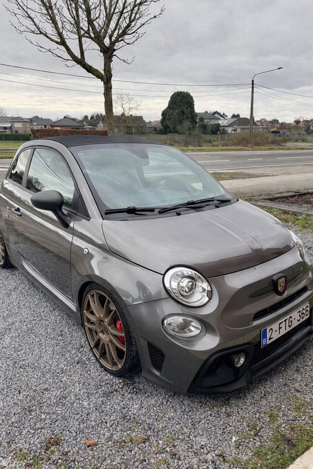 Fiat Abarth 500c te koop – sportieve pocket rocket, Auto's, Abarth, Voorwielaandrijving, 4 zetels, Euro 6, Cabriolet