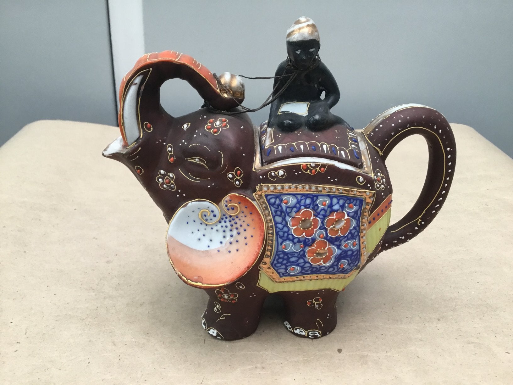 Théière japonaise vintage avec cavalier, Enlèvement ou Envoi