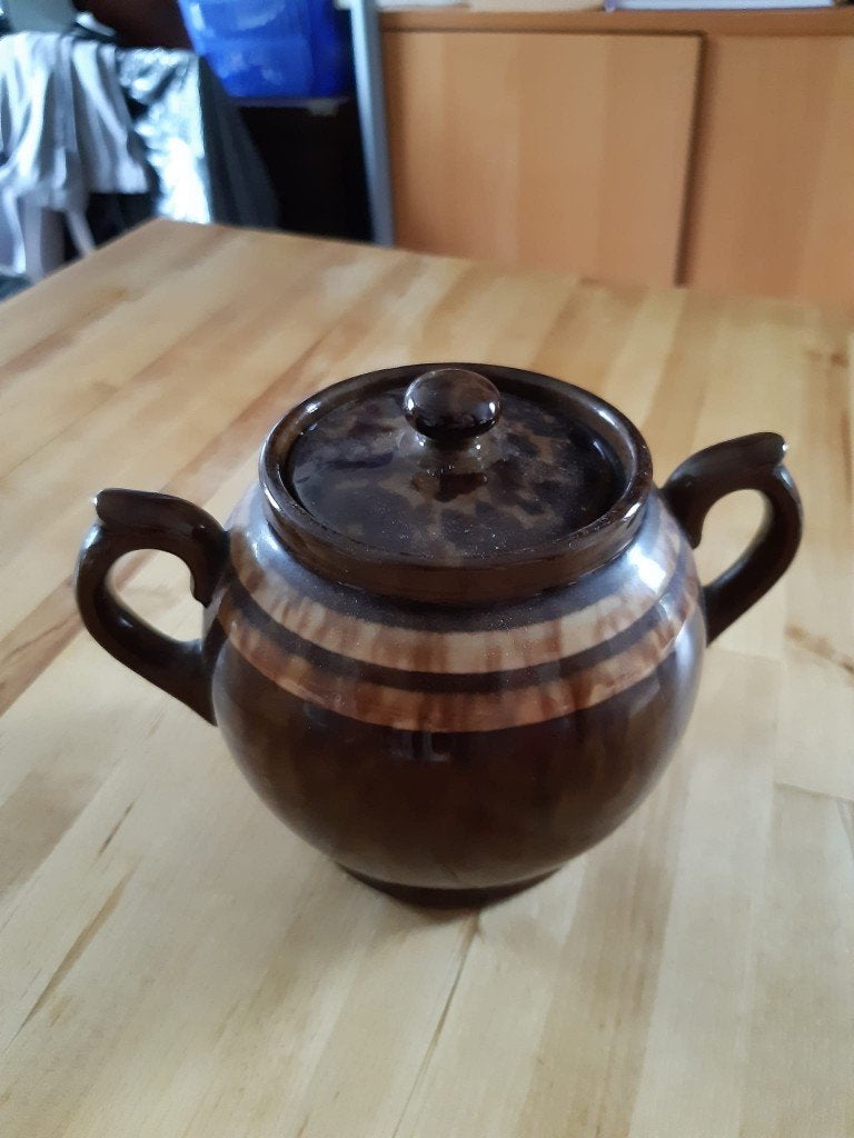 Sucrier vintage - faïence Villeroy & Boch Luxembourg, Antiquités & Art, Enlèvement ou Envoi