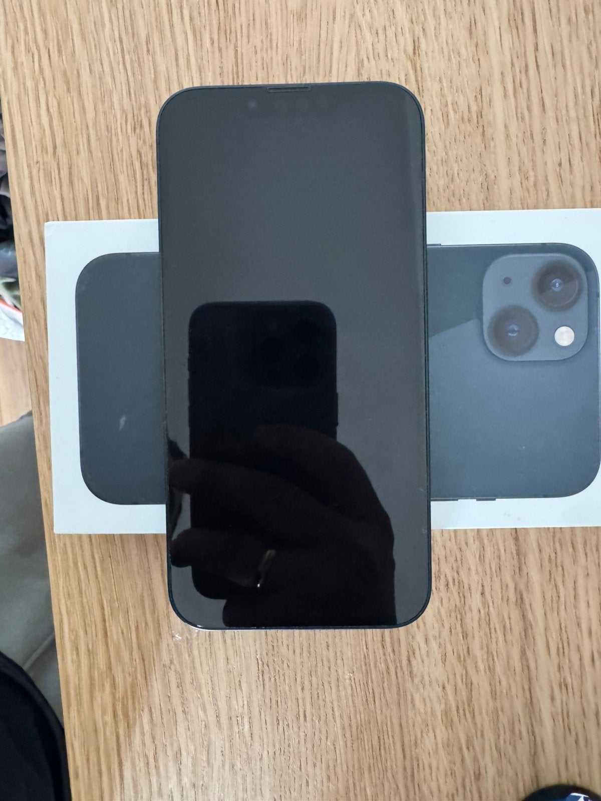 iPhone 13 128GB Midnight - Met doos & originele kabel, Télécoms, Enlèvement, Comme neuf, Noir, IPhone 13