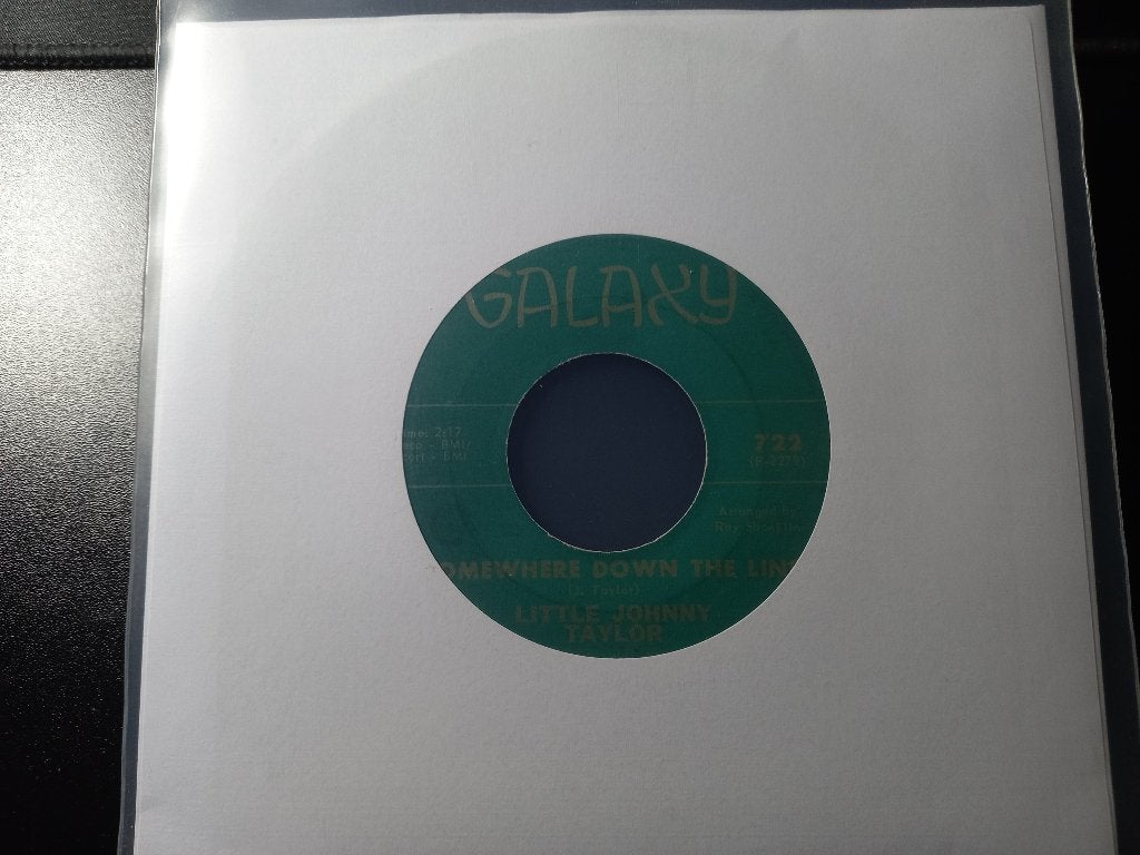 Little Johnny Taylor ‎– Somewhere Down The Line '7 Popcorn, Gebruikt, 7 inch, Ophalen of Verzenden, Beschermende buitenhoes