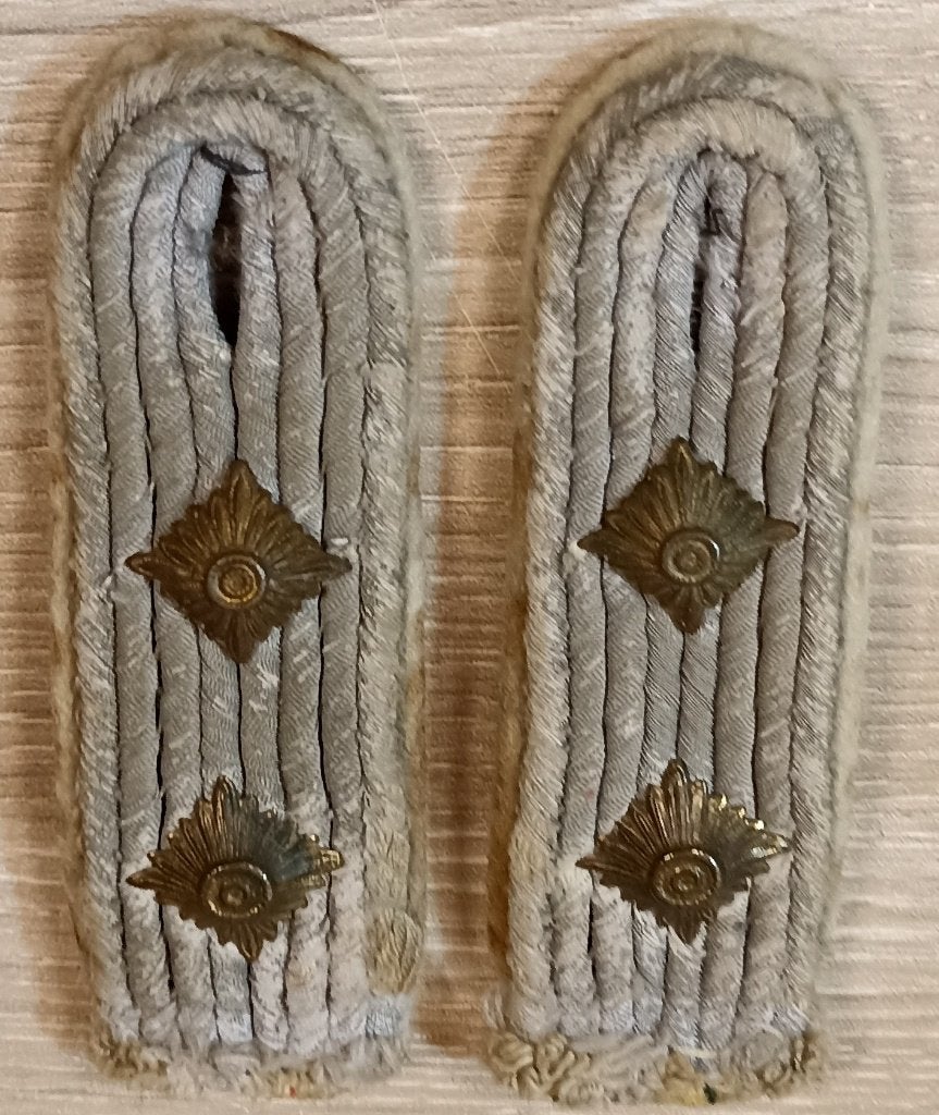 Paire de pattes d'officier Allemand de la Heer d'origine ww2, Envoi, Armée de terre, Autres types