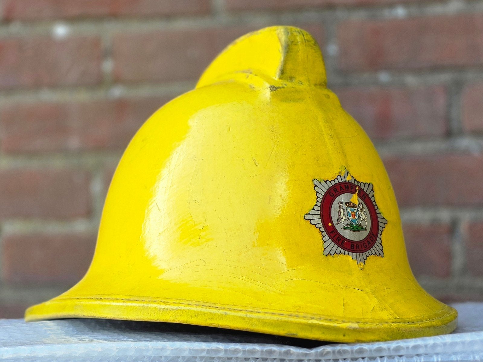 Vijf Engels/Ierse brandweerhelm (en) casque pompier, Verzamelen, Ophalen of Verzenden