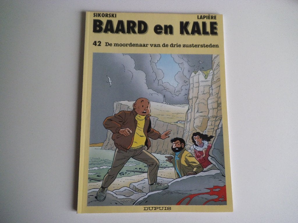 Baard en Kale 42 De moordenaar van de drie zustersteden 1995, Gelezen, Eén stripboek, Ophalen of Verzenden, Lapiere