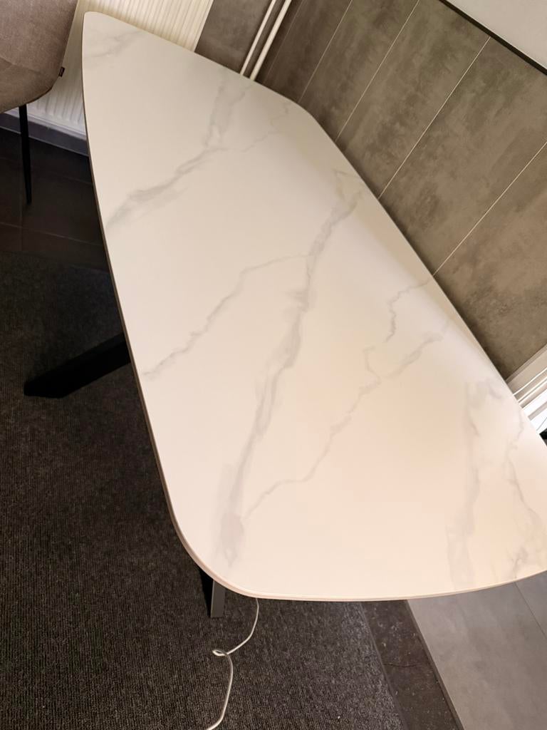 Marmer tafel, Huis en Inrichting, Ophalen of Verzenden, Zo goed als nieuw