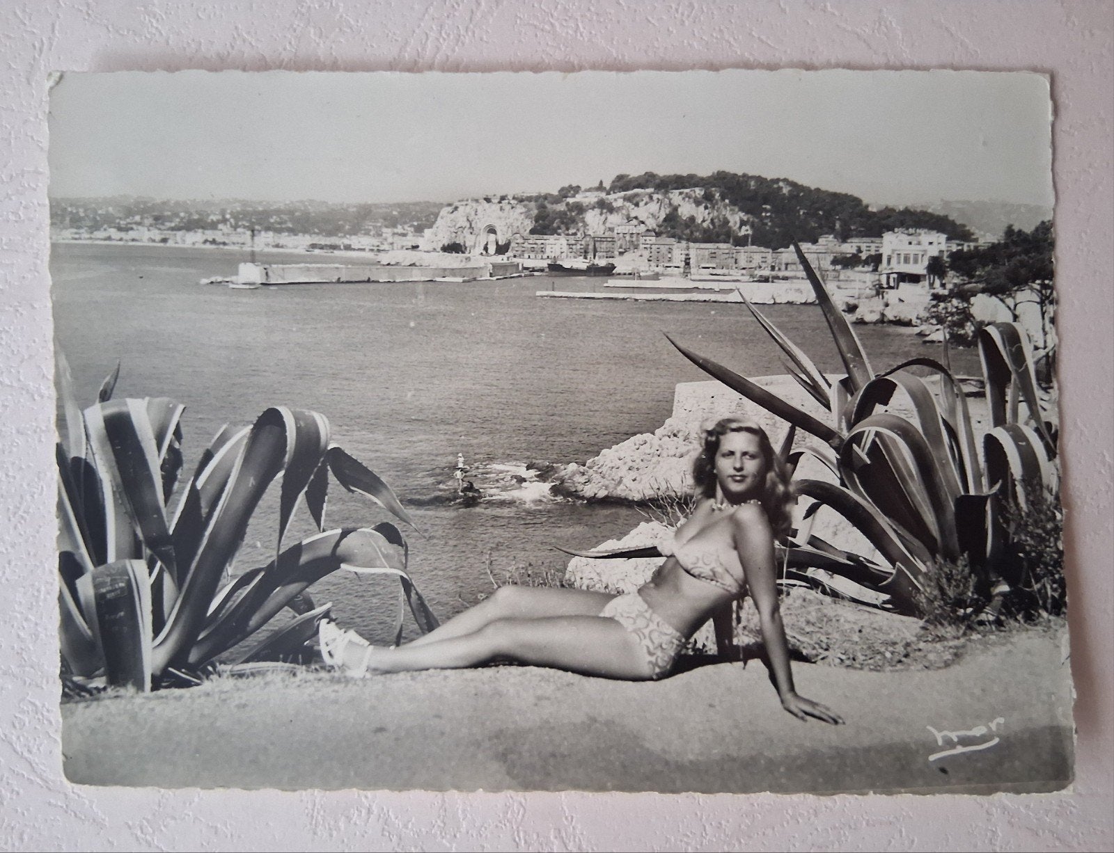 vintage Postkaart Nice (Frankrijk), Collections, Enlèvement ou Envoi, France