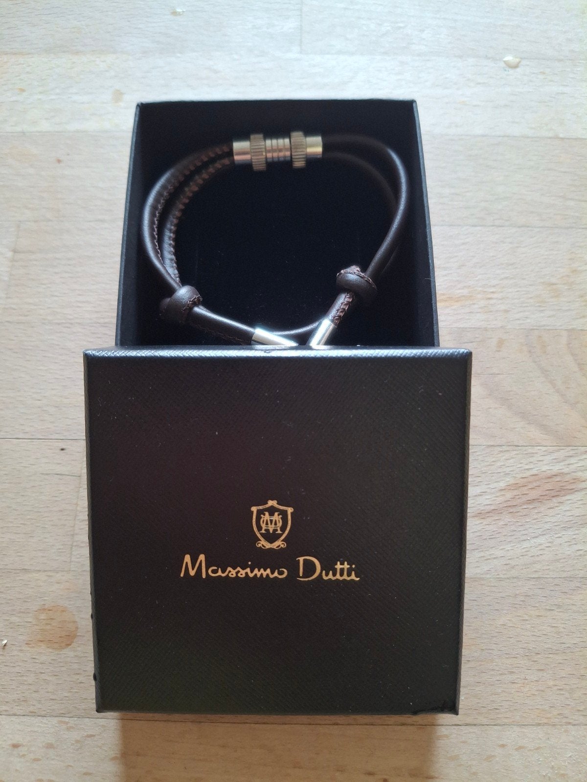 Bracelet homme Massimo Dutti en cuir (NEUF) – Fermoir magnét, Enlèvement