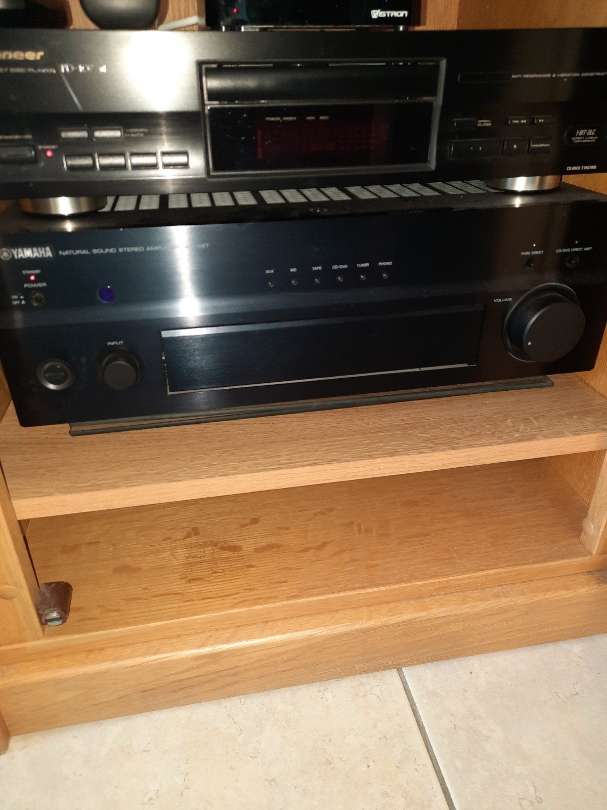Versterker Yamaha AX- 497 ( 2 x 85 W - 8 ohm), Ophalen