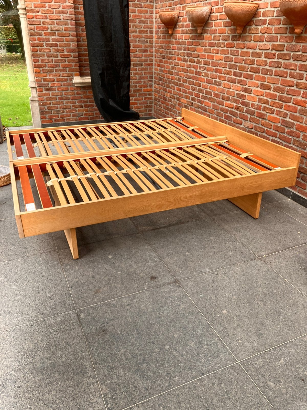 Dubbelbed of 2 enkele bedden gratis, Ophalen, Gebruikt