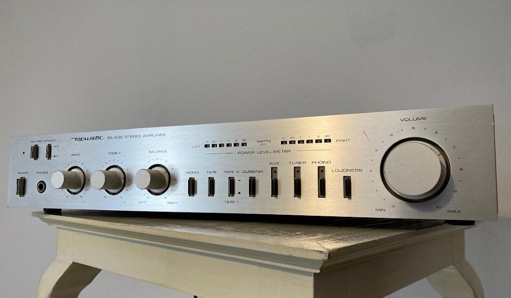 Amplificateur réaliste SA-600 - fabriqué au Japon, TV, Hi-fi & Vidéo, Enlèvement ou Envoi, Ne fonctionne pas, Autres systèmes