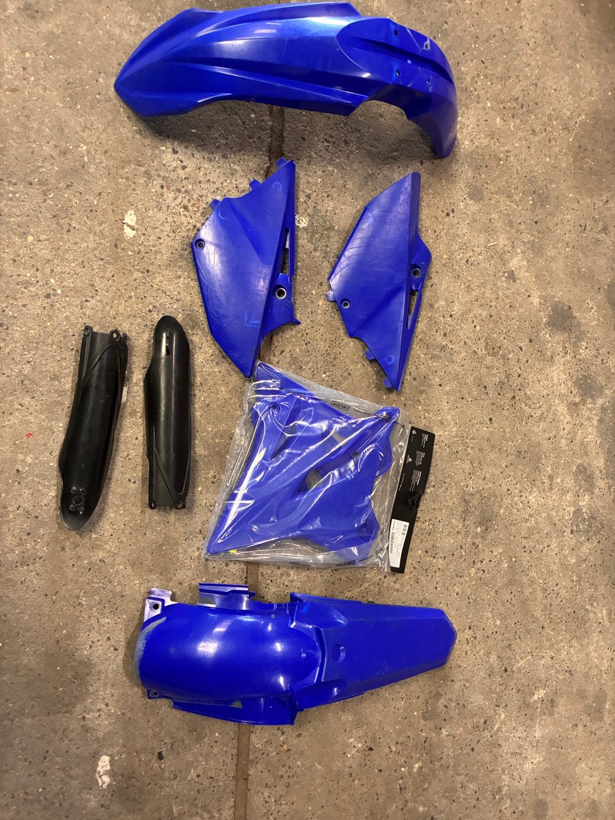 Spoiler setje voor YZ 125/250 vanaf 2016 tot 2021, Ophalen