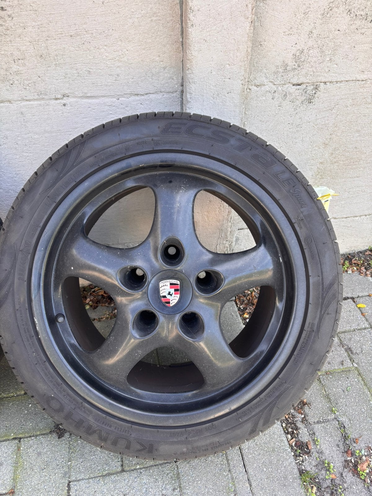 Porsche cup velgen met banden, Autos : Pièces & Accessoires, Pneus et Jantes, 255 mm, Véhicule de tourisme, 17 pouces