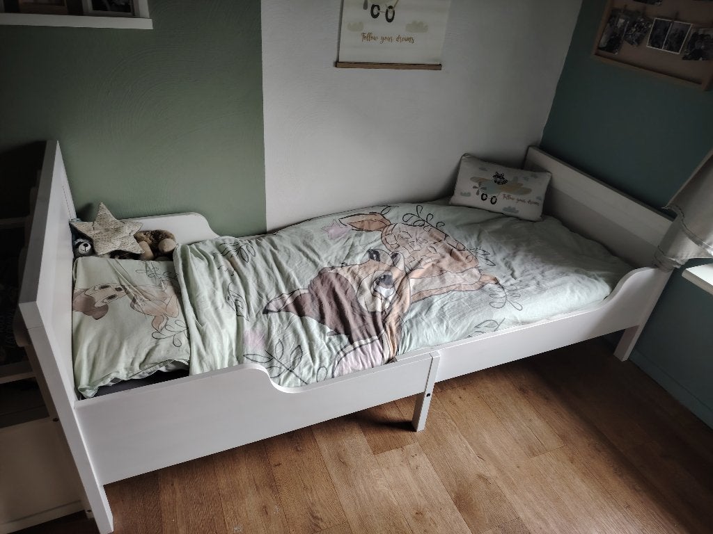 Lit évolutif ikea enfant, Sommier à lattes, 70 à 85 cm, Comme neuf, Enlèvement