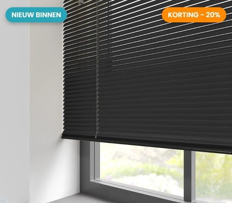 Lamellen aluminium jaloezie, Huis en Inrichting, Ophalen, Gebruikt, 200 cm of meer, Modern