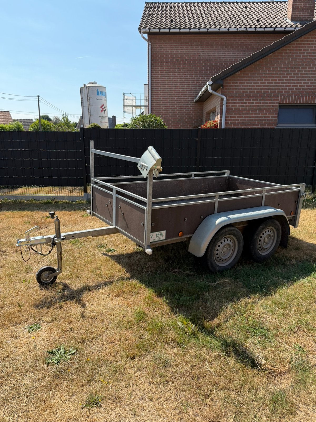 Aanhangwagen ongeremd dubbelas, Auto diversen, Ophalen, Zo goed als nieuw