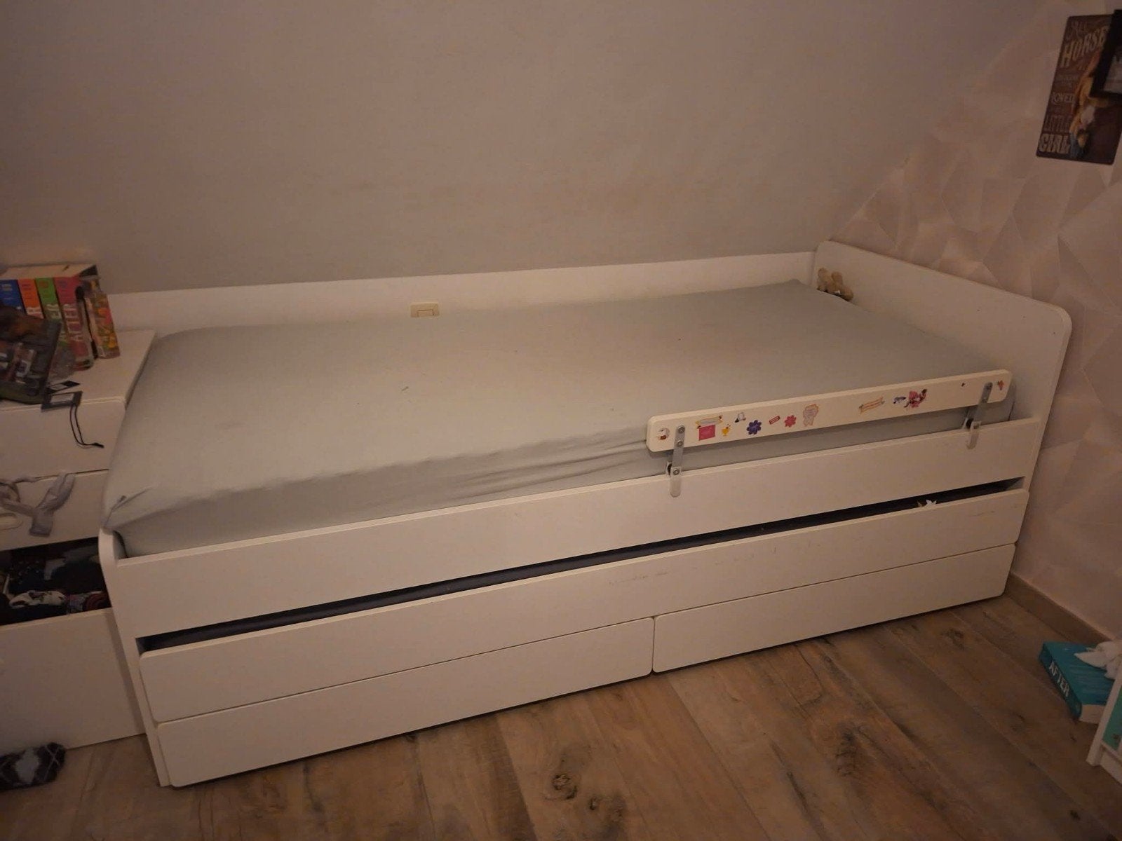 2 lits  une personne + lit tiroir, Maison & Meubles, Enlèvement