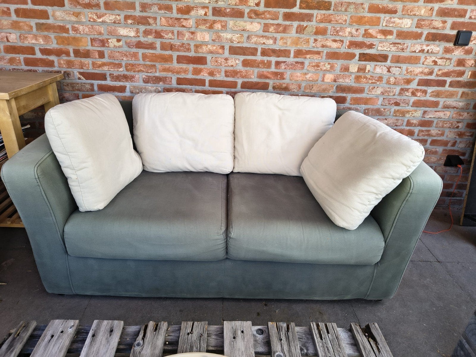 zetel, Gebruikt, 150 tot 200 cm, Tweepersoons, 75 tot 100 cm