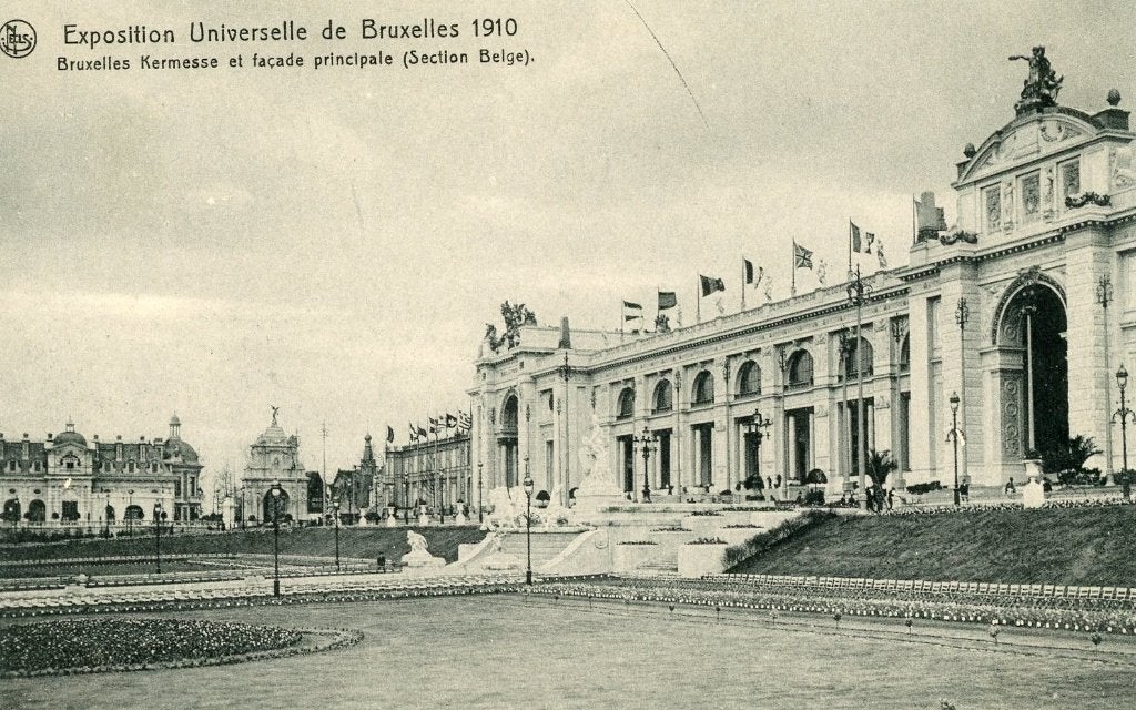 5 postkaarten - Expo 1910 - Brussel, Verzenden