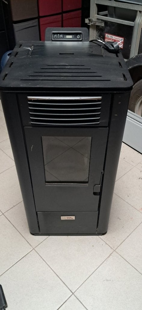 pelletkachel, Huis en Inrichting, Kachels, Ophalen, Gebruikt, Vrijstaand, Pelletkachel
