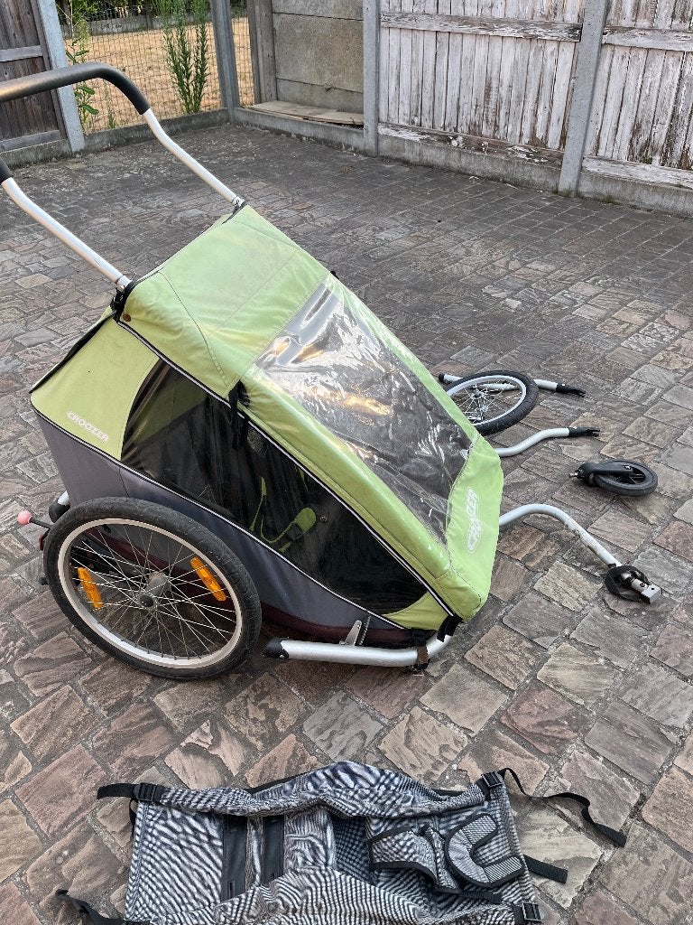Fietskar Croozer, Fietsen en Brommers, Ophalen, Gebruikt, CROOZER, Opvouwbaar