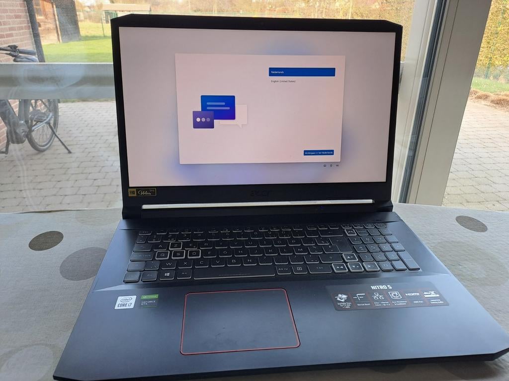 Game laptop acer nitro 5 17 inch, Enlèvement