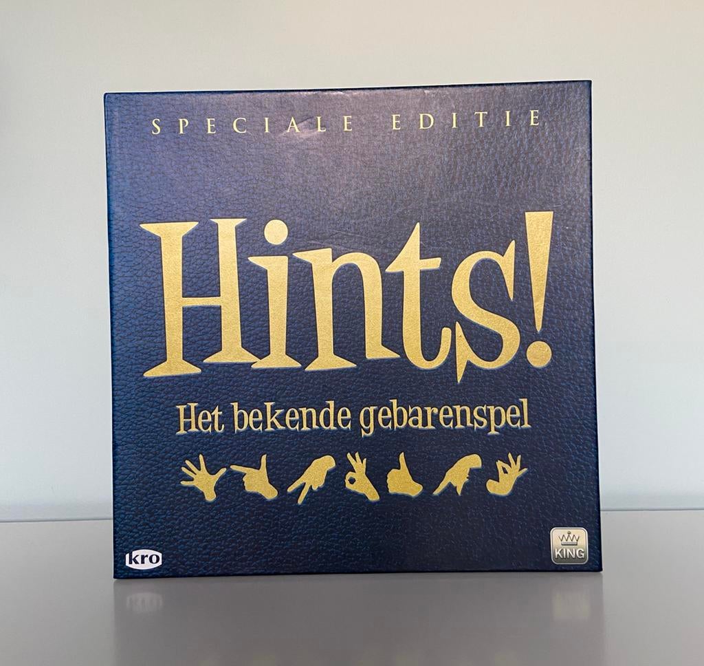 Gezelschapsspel - Hints! Het bekende gebarenspel, Hobby en Vrije tijd, Vijf spelers of meer, Ophalen of Verzenden, Zo goed als nieuw
