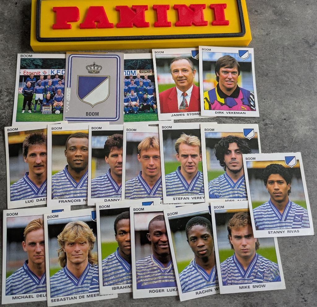 AUTOCOLLANTS PANINI FOOTBALL 93 18 1993 : FC BOOM LUKAKU, Enlèvement ou Envoi, Neuf