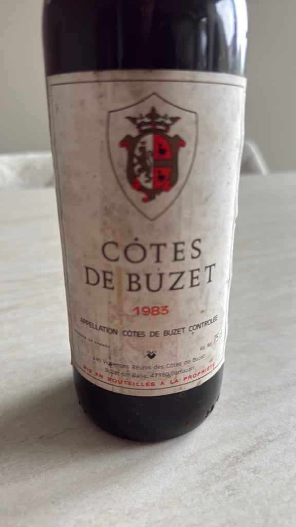 Heel goed bewaarde wijn 1983, Ophalen of Verzenden, Zo goed als nieuw