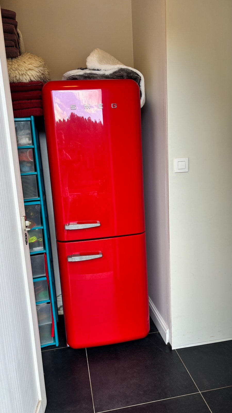 Smeg koel vries combinatie, Ophalen, Zo goed als nieuw