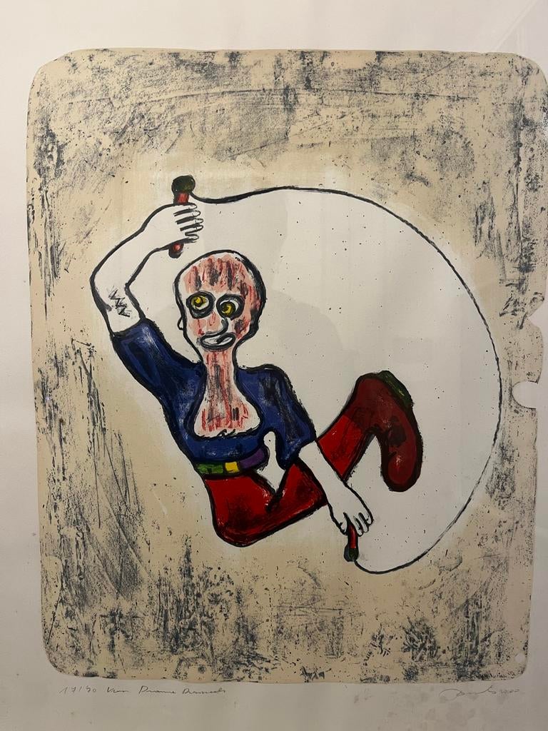 Fred Bervoets litho 2000, Antiek en Kunst, Verzenden