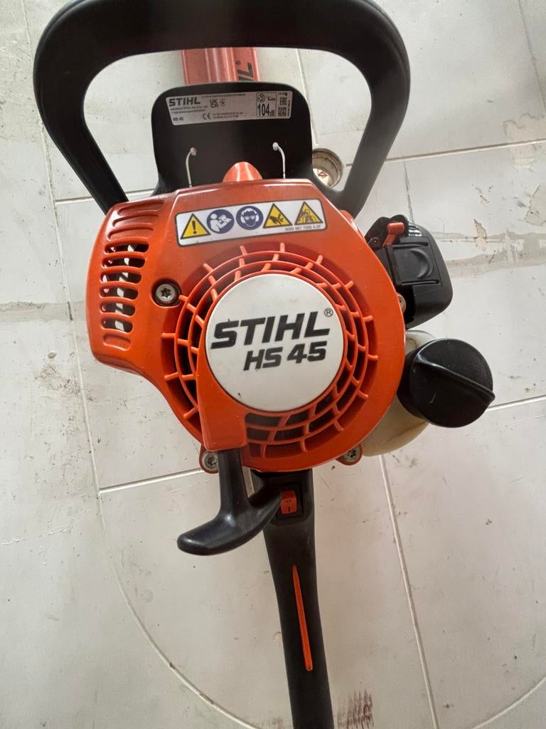 Stihl HS 45 NIEUWSTAAT, Tuin en Terras, Ophalen, Zo goed als nieuw