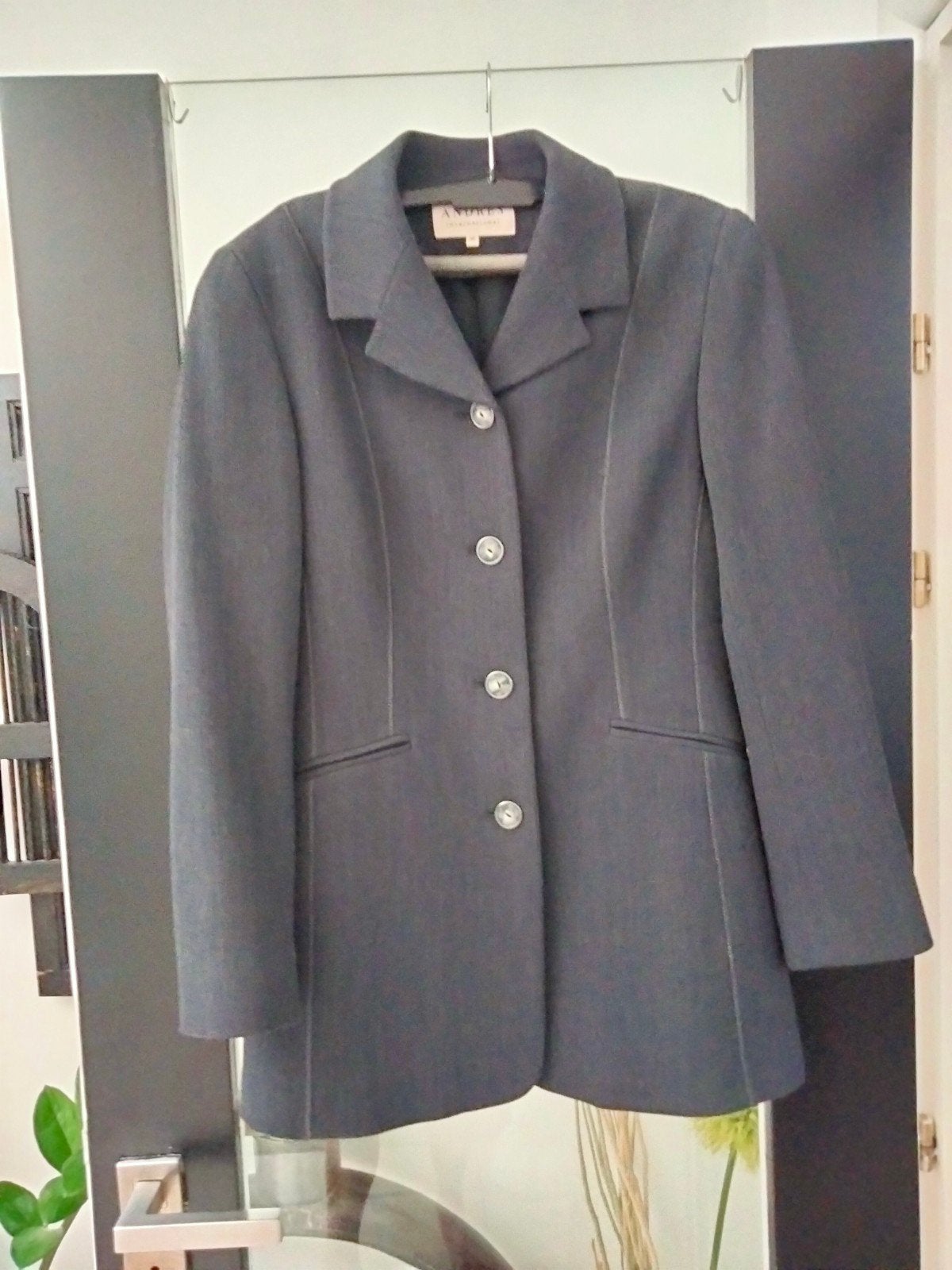 Vintage blazer van Xandres.maat 36 .Tijdloos., Enlèvement ou Envoi, Taille 36 (S), Gris
