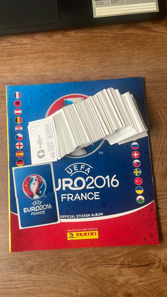 Panini ek euro 2016 france frankrijk 400+ & leeg album, Ophalen of Verzenden, Zo goed als nieuw