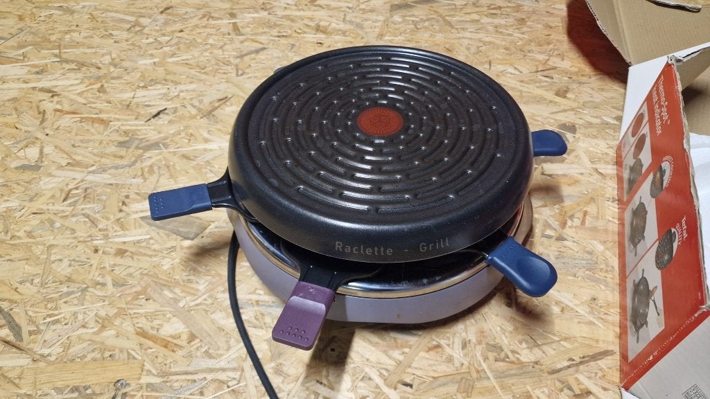 appareil a raclette - Tefal, Enlèvement, Utilisé, 4 à 7 personnes