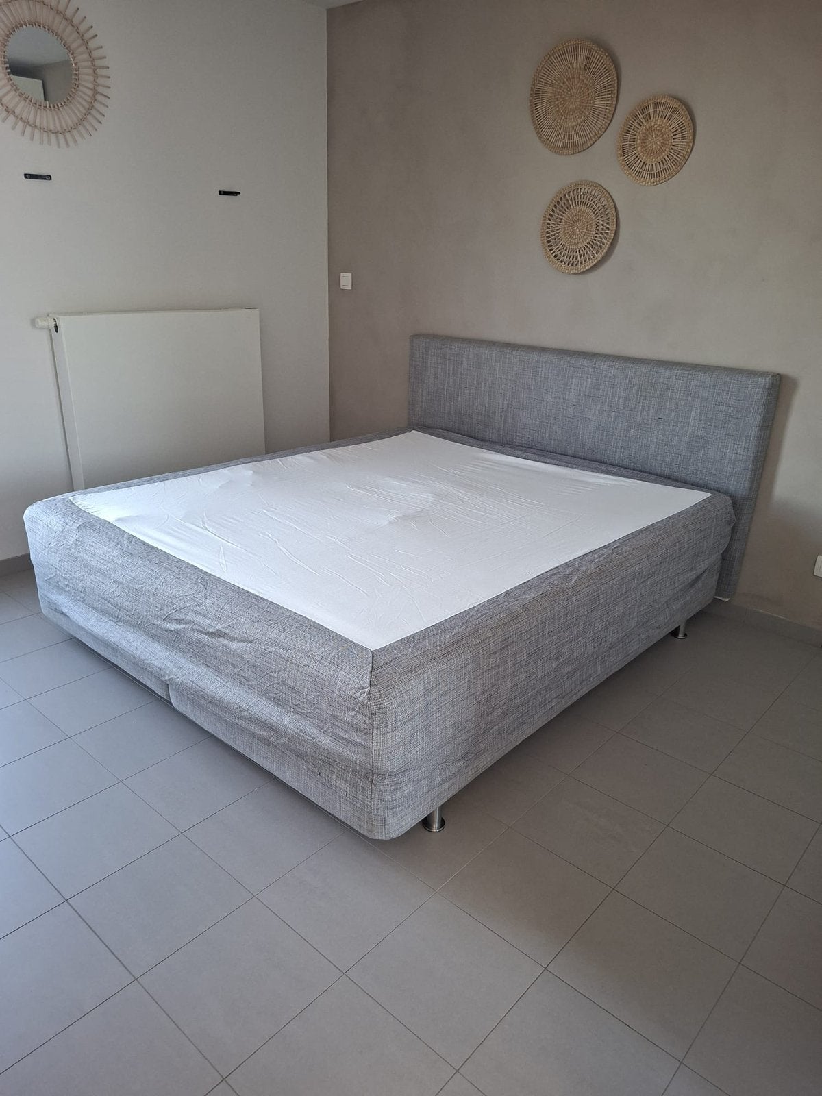 Boxspring inclusief matras, Huis en Inrichting, Slaapkamer | Boxsprings, Ophalen, Zo goed als nieuw