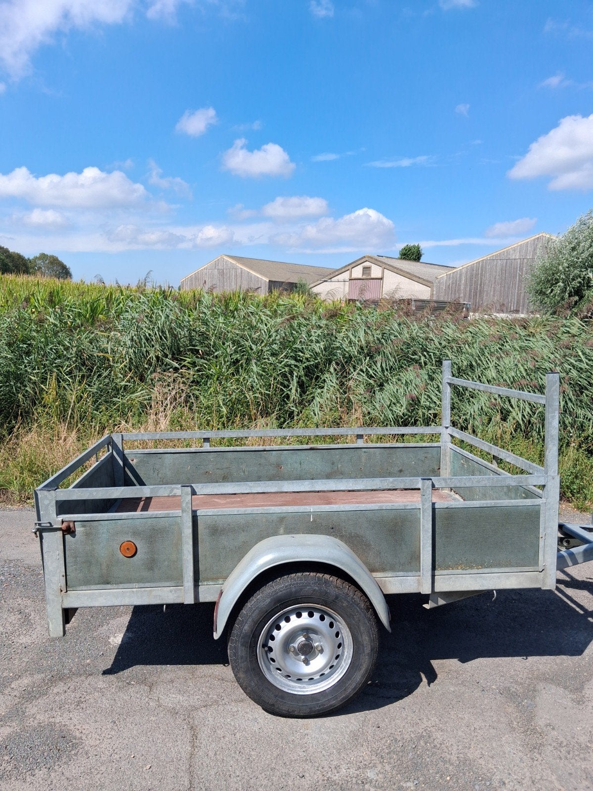 Aanhangwagen enkelas 750kg 2m x 1m30, Ophalen