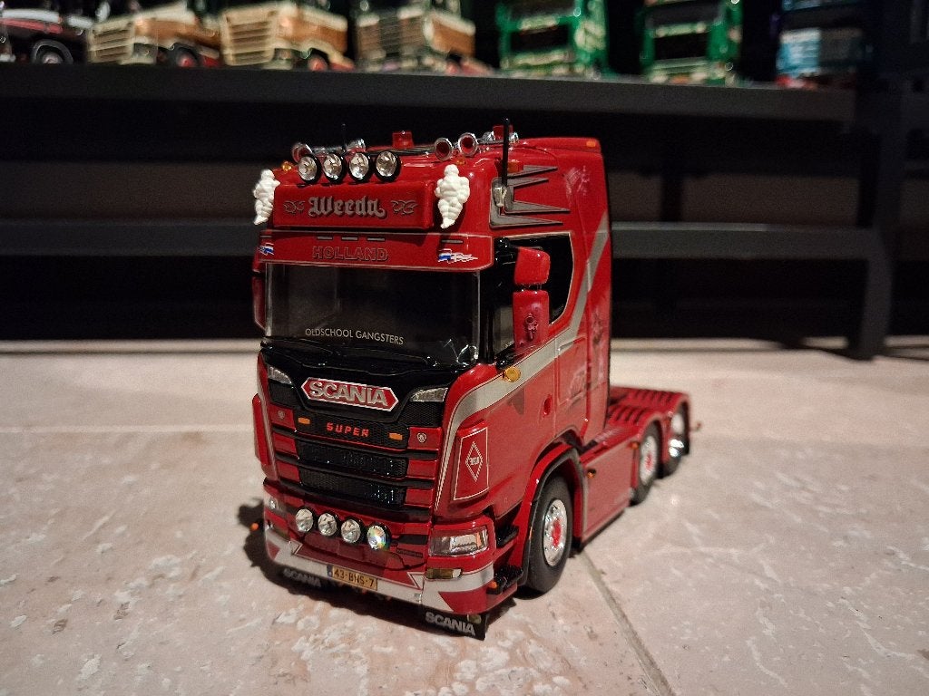 Tekno Weeda Scania, Hobby en Vrije tijd, Modelauto's | 1:50, Ophalen of Verzenden, Nieuw, Bus of Vrachtwagen, Tekno