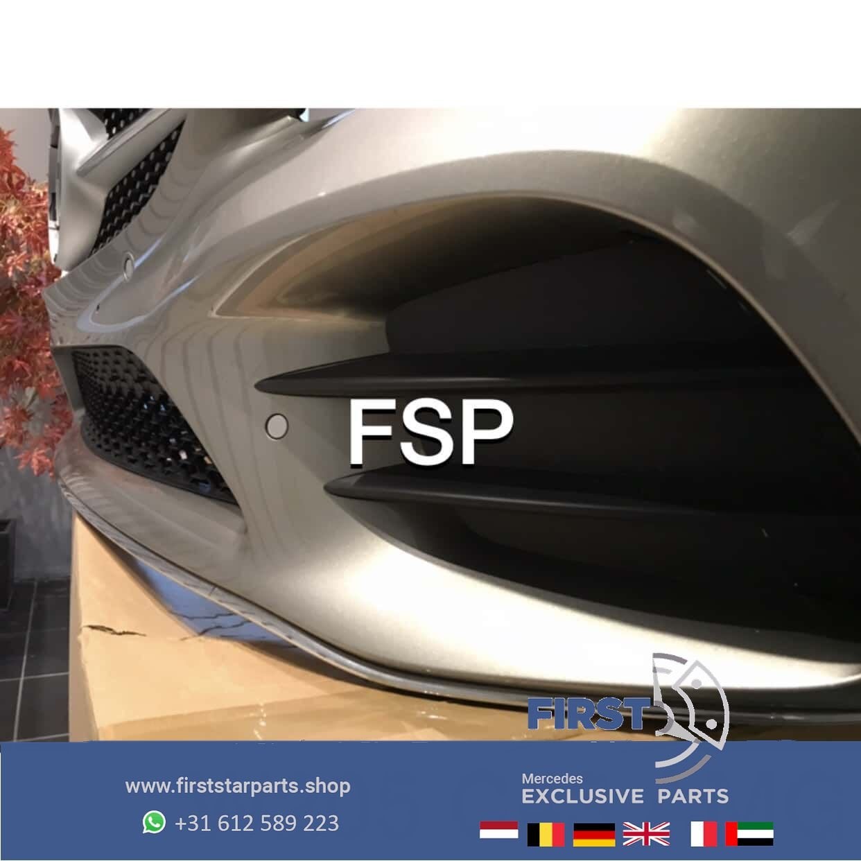 W205 C205 FACELIFT C43 AMG VOORBUMPER Mercedes C Klasse 2014, Utilisé, -, Avant, -
