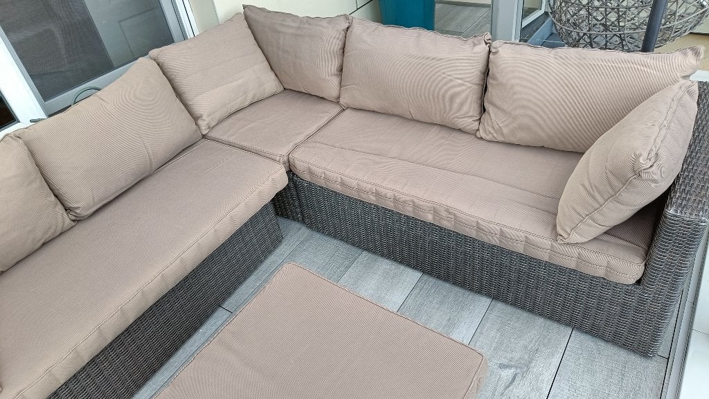 loungeset, Ophalen, Kunststof, Gebruikt, 6 zitplaatsen