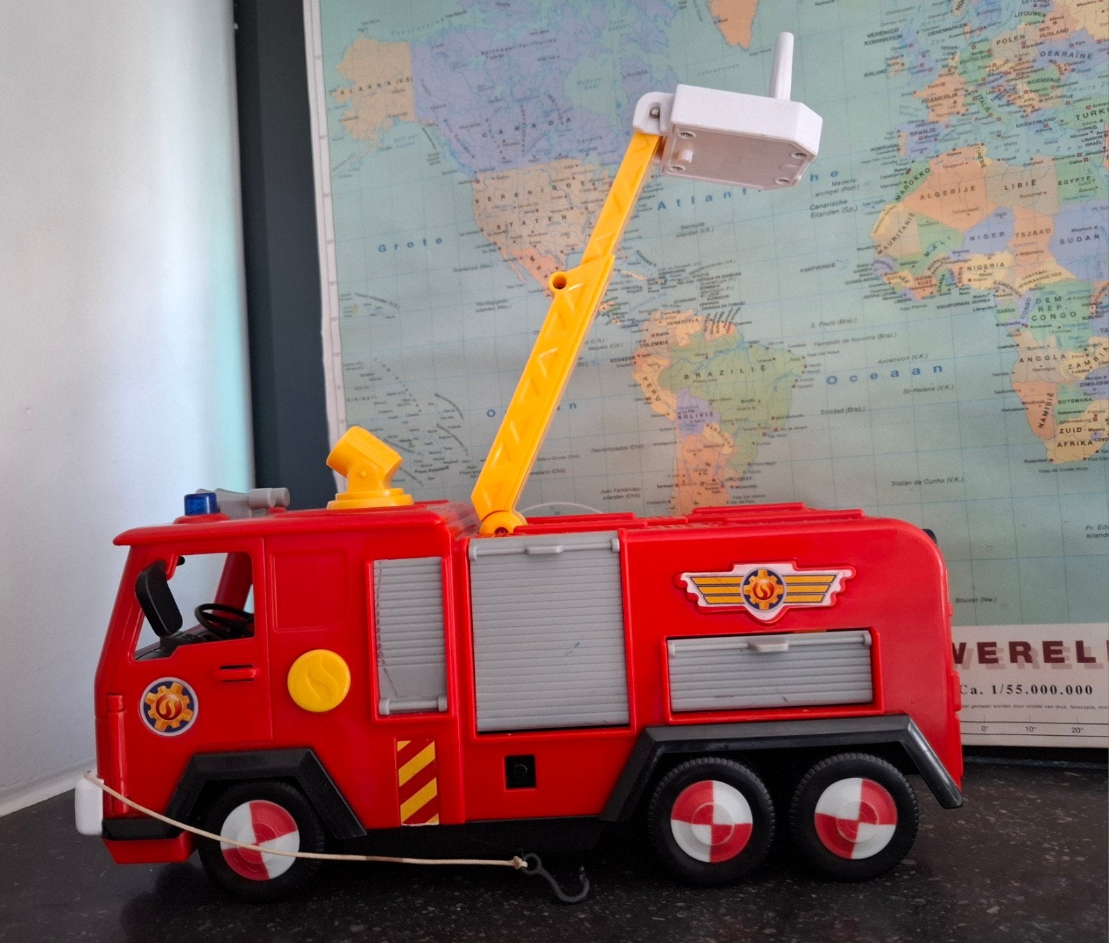 Brandweerwagen met toebehoren, Kinderen en Baby's, Ophalen of Verzenden