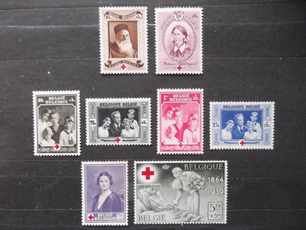496-503 Croix-Rouge - Rode Kruis 1939 MH, 1 Autocollant, Enlèvement ou Envoi, Non oblitéré, Croix-Rouge