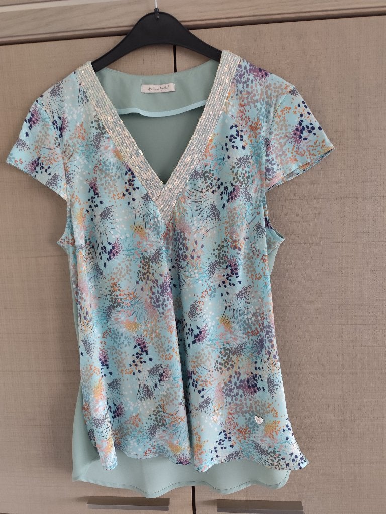 Topje Amélie & Amélie, maat TGL, Kleding | Dames, Topjes, Meerkleurig, Maat 42/44 (L), Nieuw, Ophalen of Verzenden