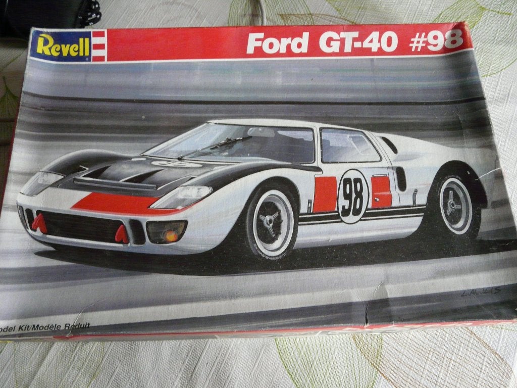 FORT GT 40 MARK II #98 revell fujimi 1:24 doite de 1989, Hobby & Loisirs créatifs, Modélisme | Voitures & Véhicules, Voiture, Plus grand que 1:32