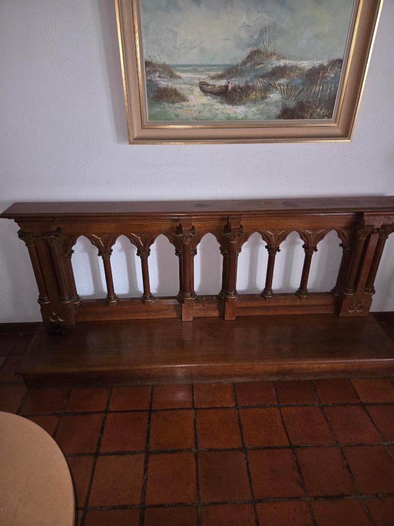Oude communiebank uit kerk, Antiek en Kunst, Ophalen
