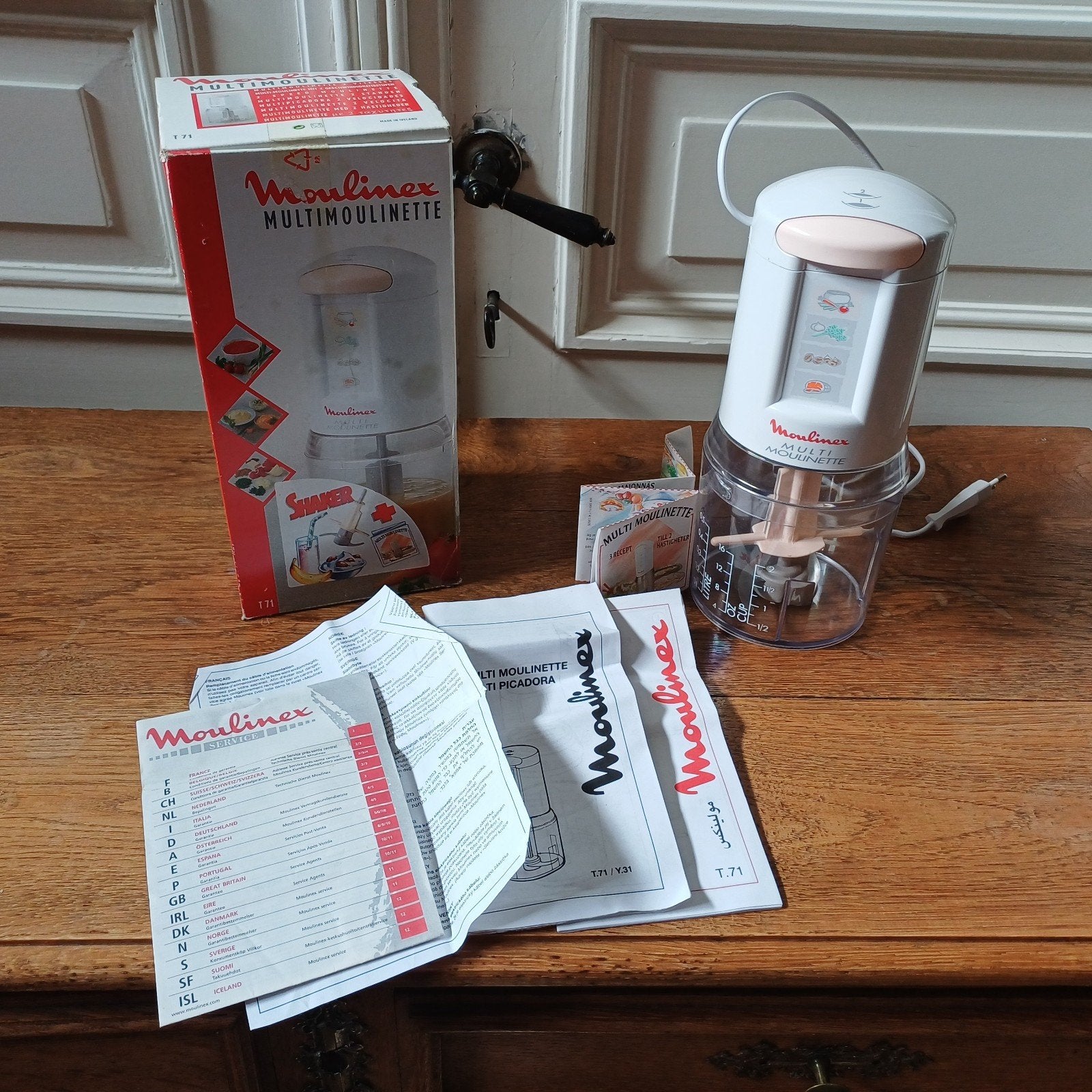 MultiMoulinette, Elektronische apparatuur, Ophalen