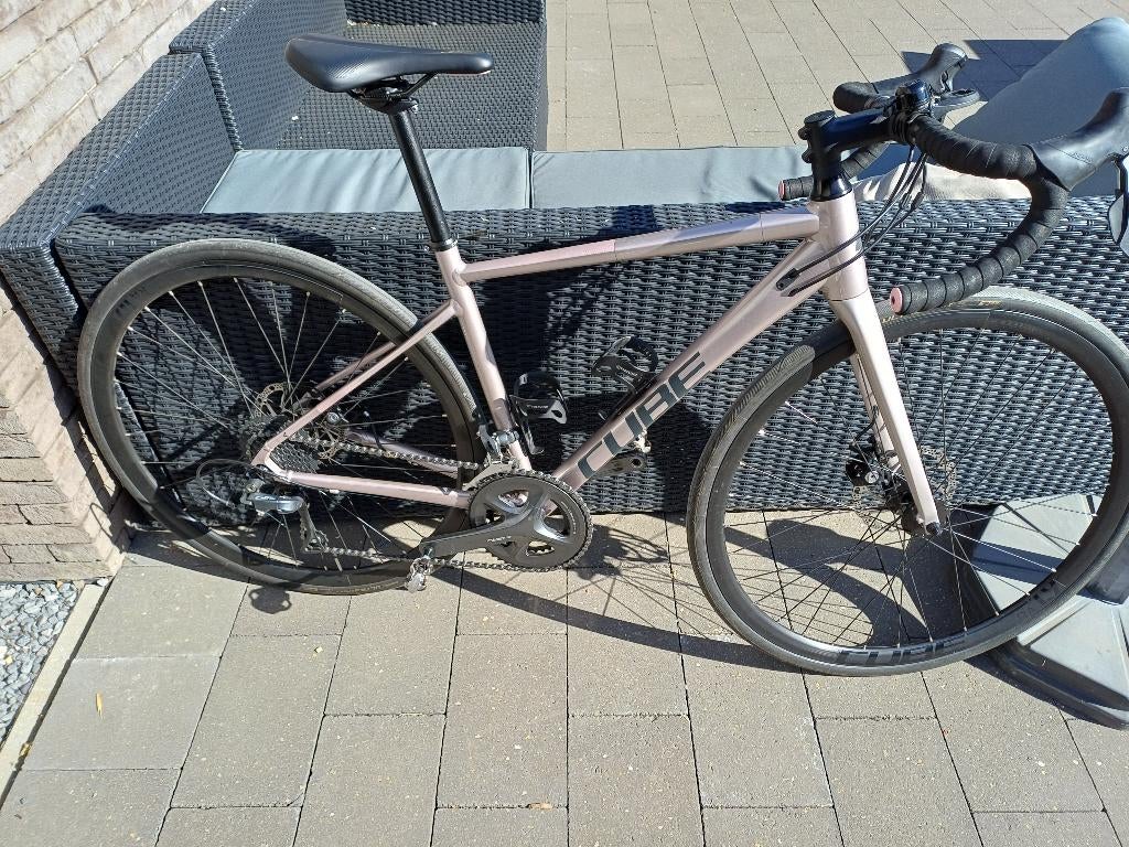 Racefiets cube, Fietsen en Brommers, Fietsen | Racefietsen, Velgrem, Aluminium, 49 tot 53 cm, Zo goed als nieuw