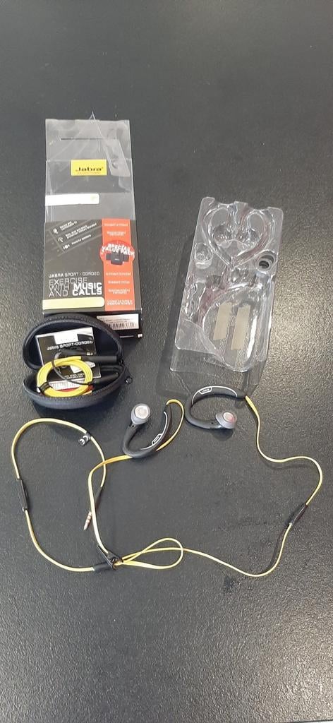 Oreillettes JABRA + accessoires + brassard comme neuf, Enlèvement, Course à pied