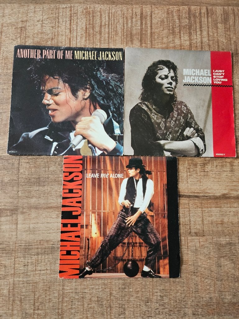 Vinyl singles Michael Jackson, Housse de protection extérieure, Enlèvement, Utilisé, Pop